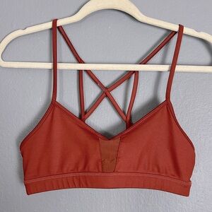 Alo Yoga sports bra, burnt orange, sz Small